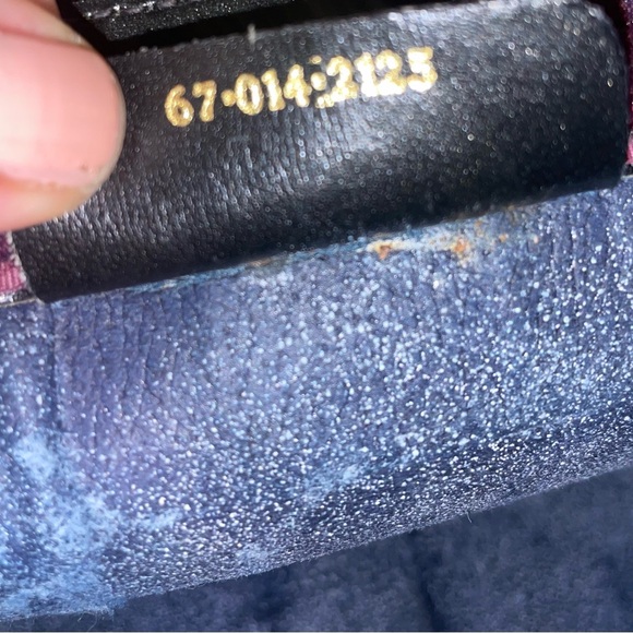 Authentic Vintage Gucci Monogram Canvas Clutch, PVC Leather, Sherry Line (Navy) - Picture 8 of 8